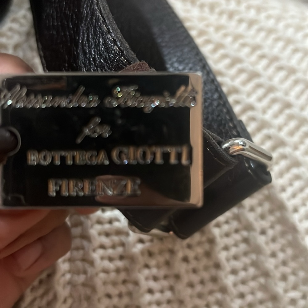 alexandra biagiotte for bottega giotti firenze brown messenger bag - Picture 14 of 14